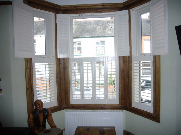 Edwardian Bay Window Shutters In Hove